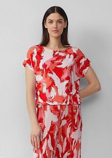 s.Oliver Shirttop Viskosemix-T-Shirt im Relaxed Fit günstig online kaufen