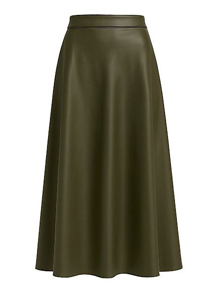 Mississhop Lederimitatrock Damen A-Linien langer Rock aus Kunstleder M.404 günstig online kaufen