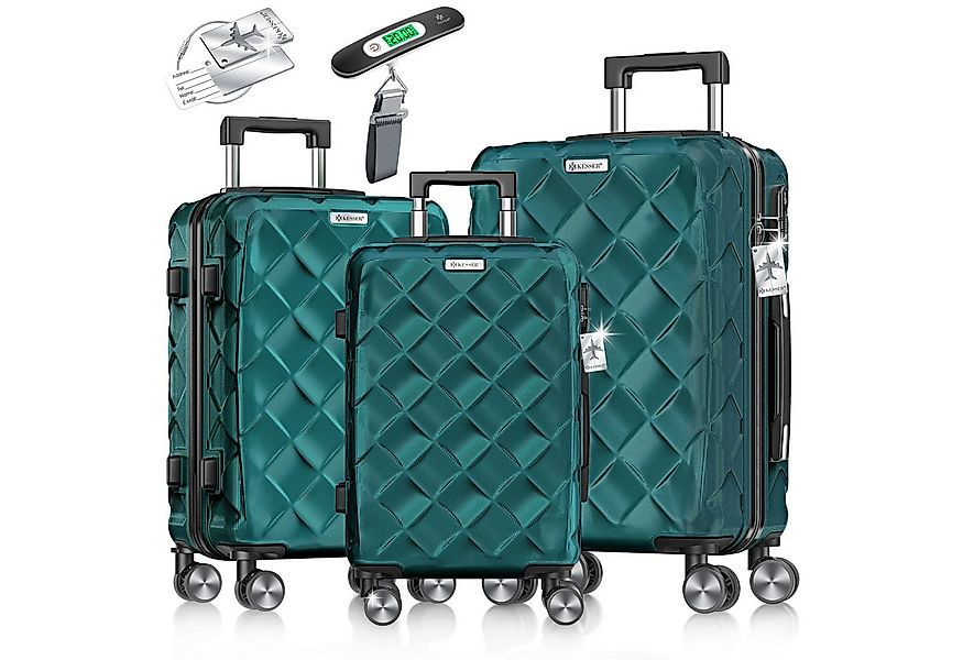 KESSER Kofferset, Reisekoffer 3-teilig Hartschalenkoffer mit Handgepäck, Sc günstig online kaufen
