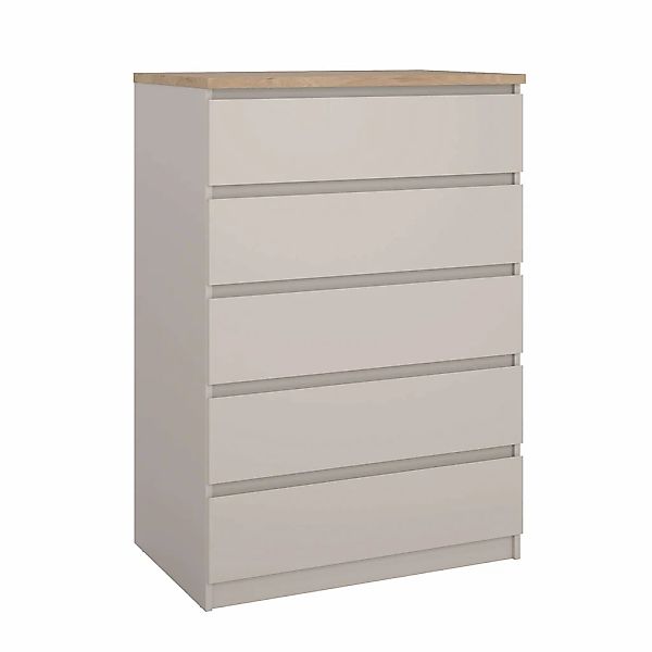 INOSIGN Kommode "Naia, Aufbewahrung, 5 Schubladen, Matt-Optik, grifflose Fr günstig online kaufen