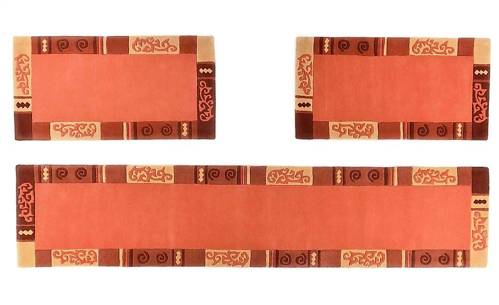 THEKO Teppich   ¦ rot ¦ Wolle ¦ Maße (cm): B: 70 H: 1,4 Teppiche > Bettumra günstig online kaufen