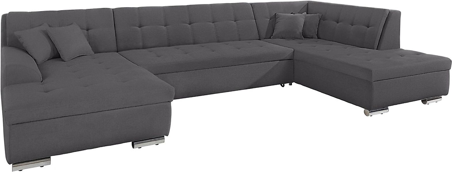 DOMO collection Wohnlandschaft "Aversa U-Form" wahlweise mit Bettfunktion, günstig online kaufen