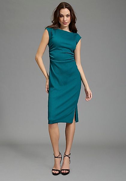 Bruno Banani Abendkleid wadenlang, ärmellos, figurbetont, strukturierter Je günstig online kaufen