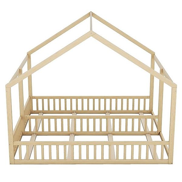 Gotagee Kinderbett 2-in-1-Hausbett 90x200cm Flachbett Doppelbett Einzelbett günstig online kaufen