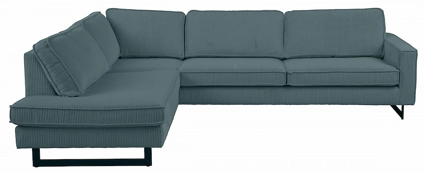 Home affaire Ecksofa "Pinto, 290 cm, Cord, Chenille, Lederoptik, Ottomane l günstig online kaufen