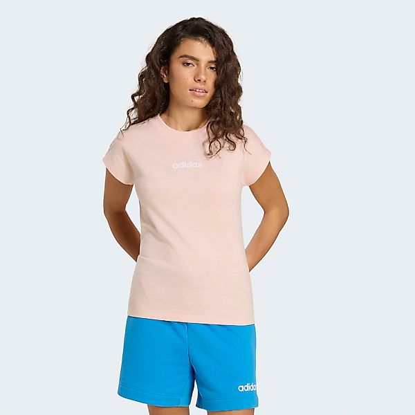 adidas Sportswear T-Shirt "ESSENTIALS LINEAR COTTON" sportlicher Stil, Kurz günstig online kaufen