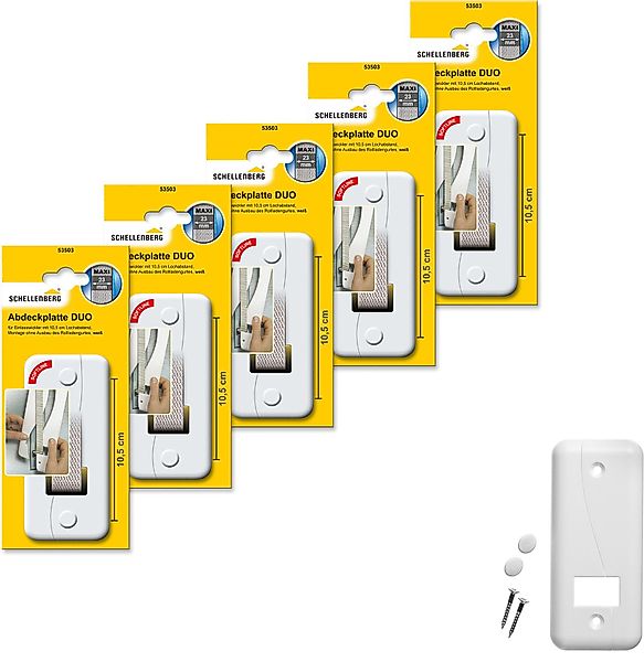 SCHELLENBERG Gurtwickler-Abdeckplatte Duo Maxi, 10,5 cm günstig online kaufen