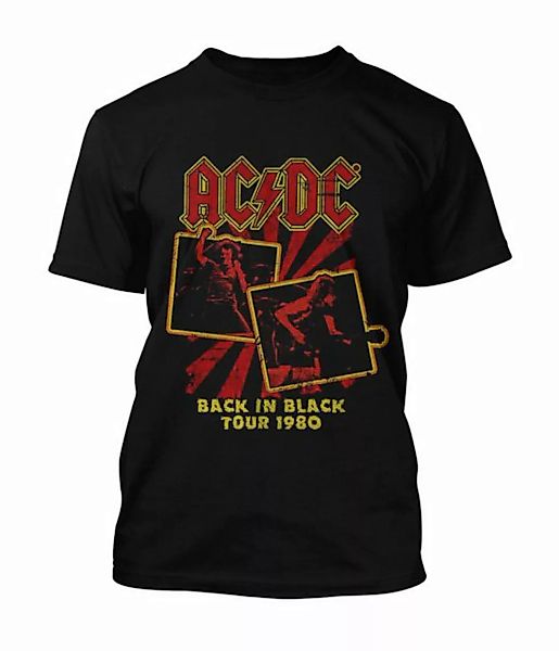 AC/DC T-Shirt Back In Black Tour 1980 günstig online kaufen