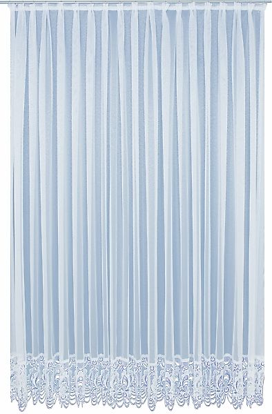 Wirth Gardine "Elena" Faltenband 1 Stk. tlg. Store veredelt mit echter Plau günstig online kaufen