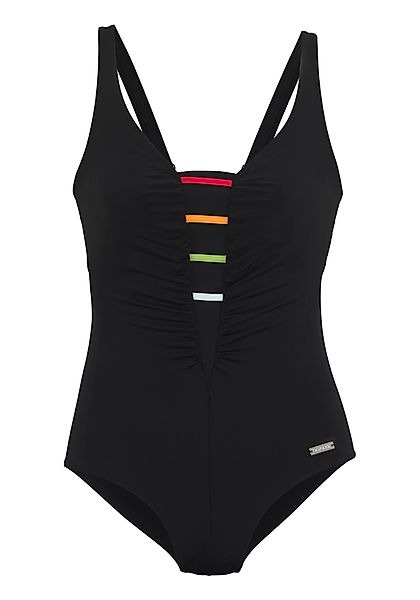 LASCANA Badeanzug Ulli mit farbigen Kontrastdetails günstig online kaufen
