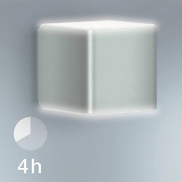 STEINEL L 840 SC Sensor-Außenwandleuchte, silber günstig online kaufen