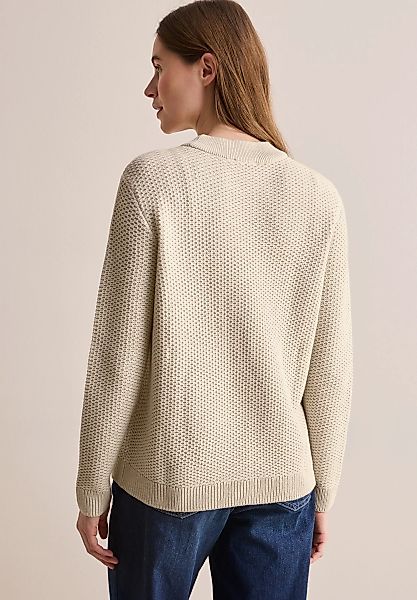 Cecil Strickpullover, bestehend aus einem Materialmix günstig online kaufen