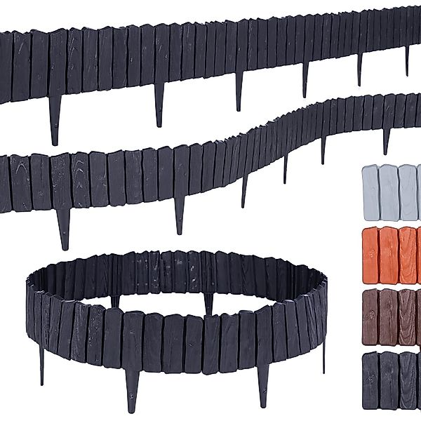 BooGardi Beetumrandung Rasenkante Holzoptik, LxH: 570x12,5 günstig online kaufen