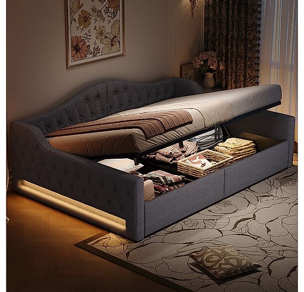 REDOM Daybett Funktionsbett,Tagesbett,Schlafsofa (Gepolstertes Tagesbett mi günstig online kaufen
