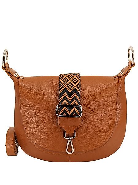 Adel Bags Schultertasche Kayla Ledertasche Made in Italy mit 2 Riemen, Zwei günstig online kaufen