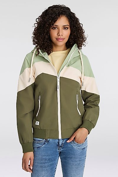 Ragwear Funktionsjacke "NUGGIE OMBRE O", mit Kapuze, Übergangsjacke aus was günstig online kaufen
