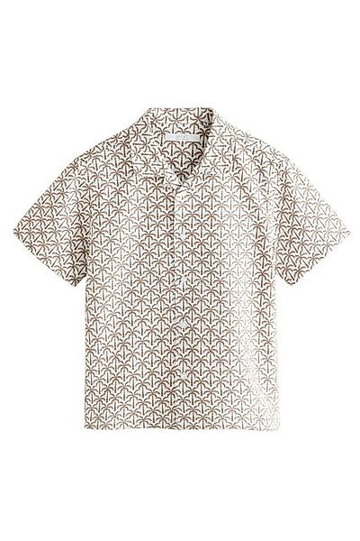 Next Kurzarmhemd Kurzarm-Hemd mit Palmenprint und Reverskragen (1-tlg) günstig online kaufen