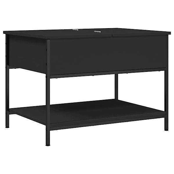 vidaXL Couchtisch Schwarz 70x50x50 cm Holzwerkstoff und Metall 845341 günstig online kaufen