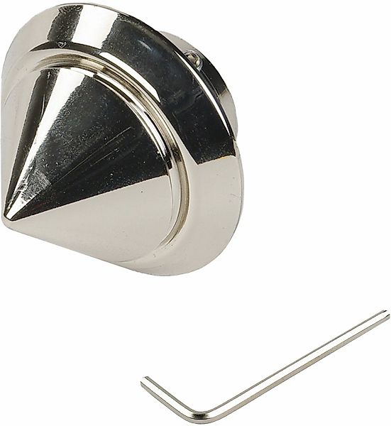 Liedeco Gardinenstangen-Endstück "Endstück, Endknopf nickel-glanz "Celebrat günstig online kaufen