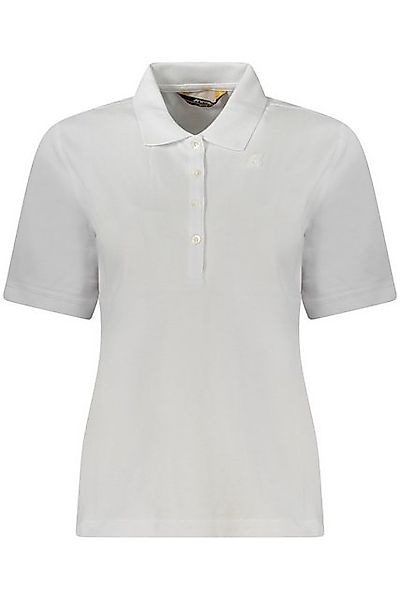 K-Way Poloshirt Stilvolles Damen Polo in Weiß mit Knopfdetails und günstig online kaufen