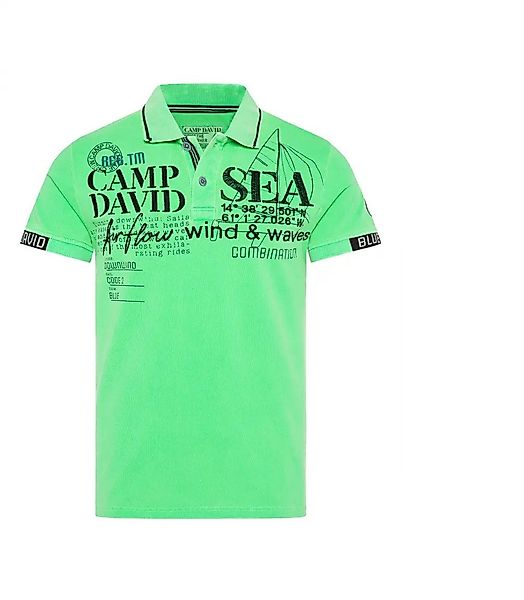 CAMP DAVID Poloshirt Pikee-Polo mit Logo günstig online kaufen