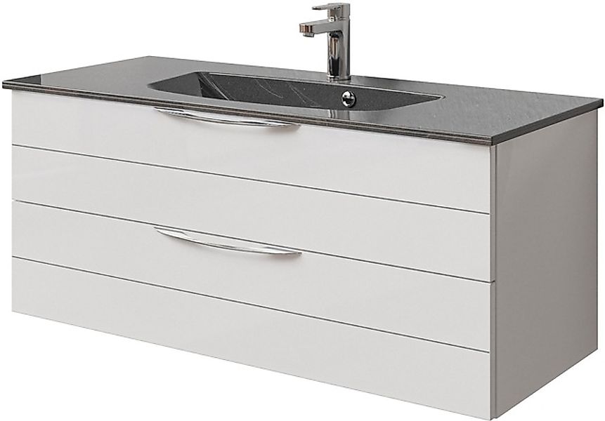 Saphir Waschtisch »Serie 6025 Mineralmarmor-Waschtisch mit Unterschrank, 11 günstig online kaufen