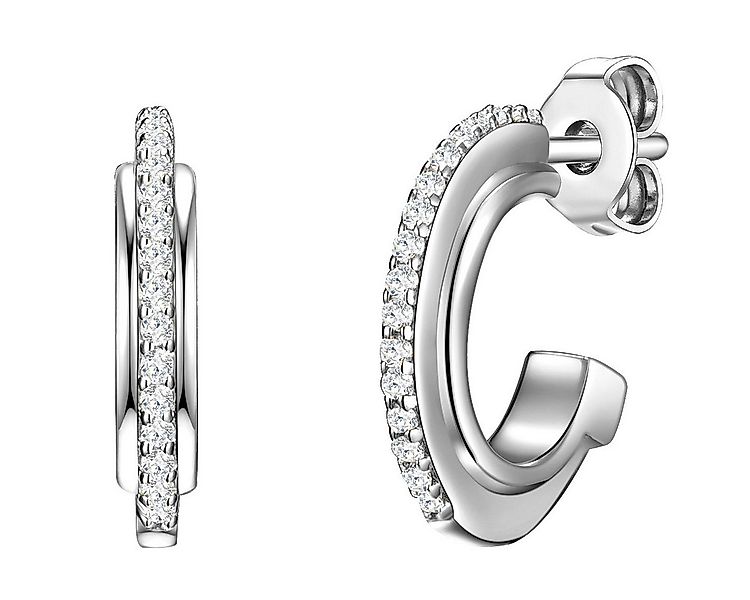 Glanzstücke München Paar Creolen Set: GSM1342 (2-tlg), Creolen Sterling Sil günstig online kaufen