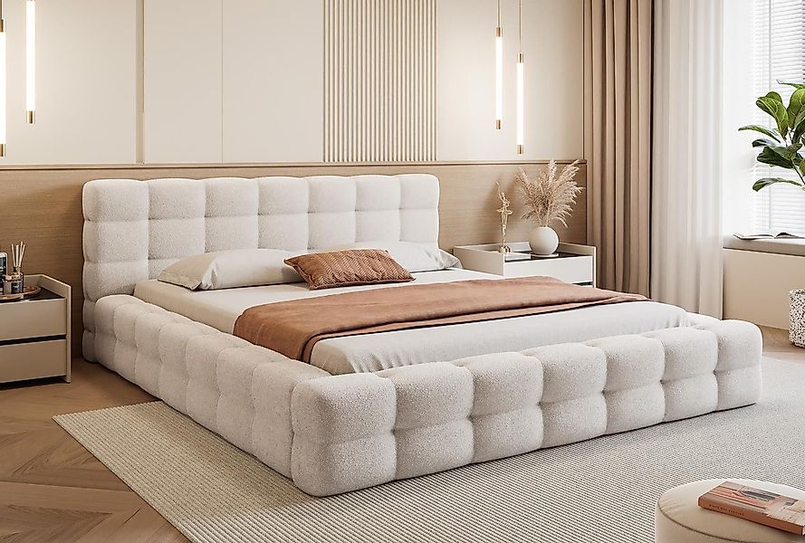 Compleo Polsterbett CLOUDY, Wolkenbett, Funktionales Doppelbett, günstig online kaufen