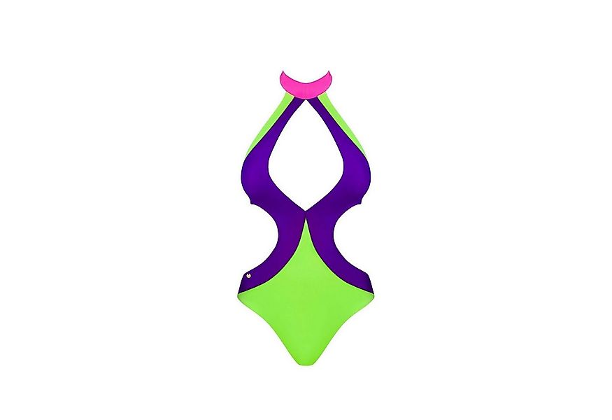 Obsessive Badeanzug OB Playa Norte swimsuit green-purple - (L,M,S) günstig online kaufen
