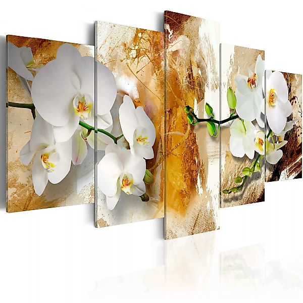 Wandbild - Brown Paint and Orchid günstig online kaufen