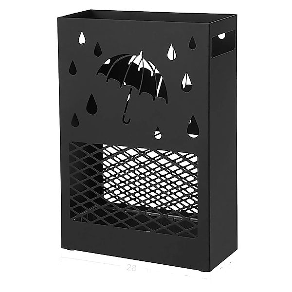 Songmics Schirmständer Patsy Metall Schwarz günstig online kaufen