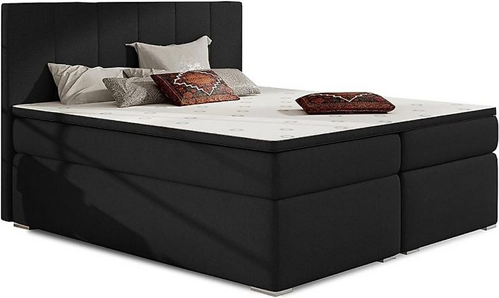 Best for Home Boxspringbett Alice mit Bettkasten Bonellfederkern inkl. 4 cm günstig online kaufen