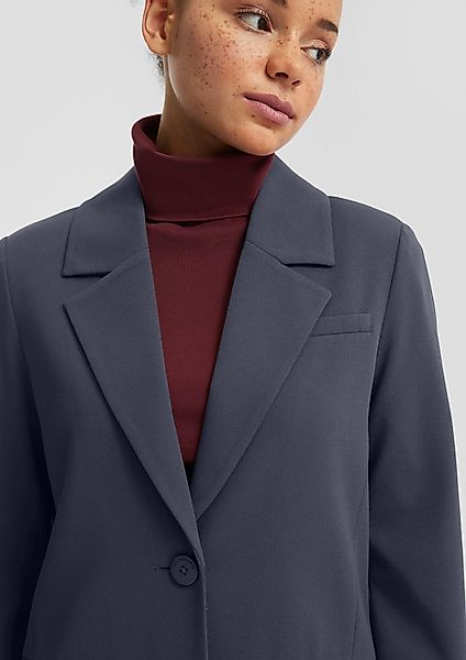 QS Jackenblazer Blazer mit Reverskragen aus günstig online kaufen