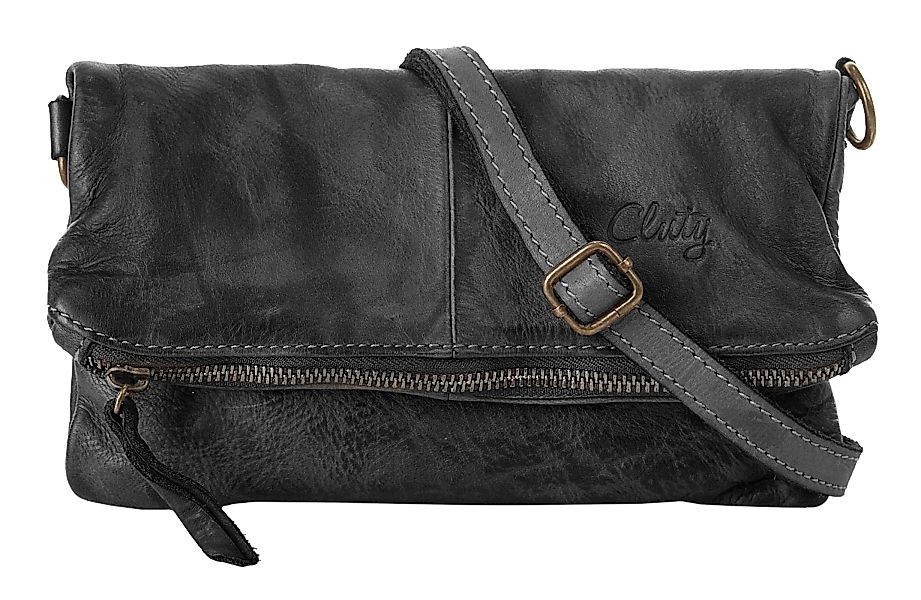 Cluty Abendtasche, echt Leder, Made in Italy günstig online kaufen