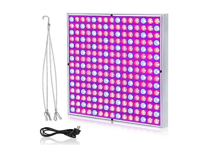 FIVMEN Pflanzenlampe 45W Pflanzenleuchte Pflanzenlicht mit 225 LEDs Rot&Bla günstig online kaufen