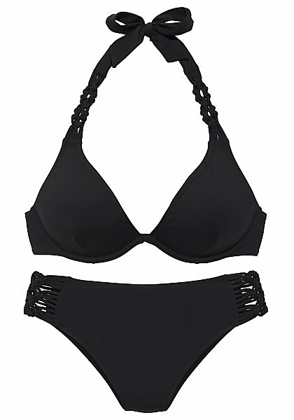 LASCANA Bügel-Bikini "Kalea" mit eleganten Makramee-Details günstig online kaufen