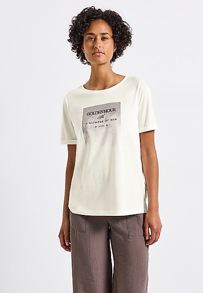 STREET ONE T-Shirt mit U-Boot-Ausschnitt günstig online kaufen