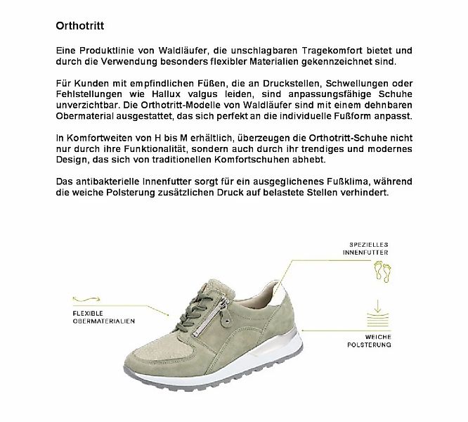 Waldläufer HAVY-Soft Sneaker, Freizeitschuh, Halbschuh, Schnürschuh in Komf günstig online kaufen