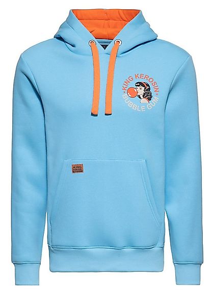 KingKerosin Kapuzenpullover Bubble Gum (1-tlg) mit lustigem Rückenprint günstig online kaufen