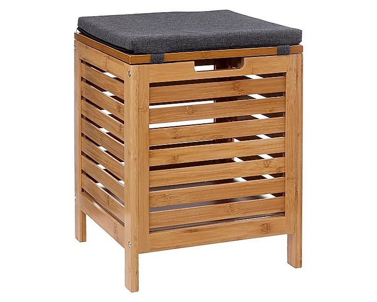 5five Simply Smart Wäschekorb Badhocker BAMBOO mit Wäschekorb, 2in1 günstig online kaufen