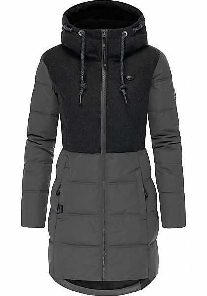Ragwear Winterjacke "Ashani Block Intl." mit Kapuze stylischer Winterparka günstig online kaufen