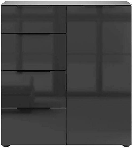 Manjana Möbel Kommode "Kommode mit Chrom oder Schwarz matten Metallgriffen" günstig online kaufen