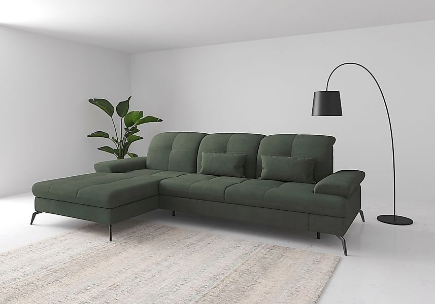 sit&more Ecksofa "Amica, L-Form, inkl. Sitztiefenverstellung & Armteilverst günstig online kaufen