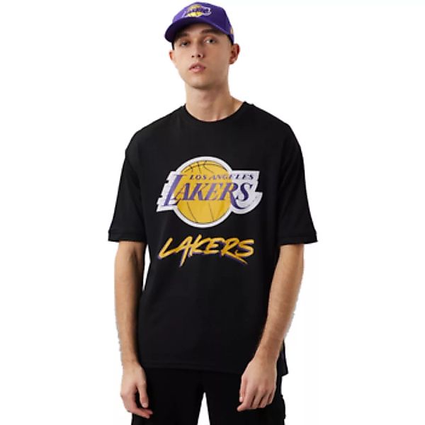 New-Era  T-Shirt NBA Los Angeles Lakers Script Mesh Tee günstig online kaufen