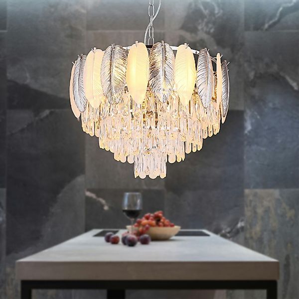 bmf-versand Kronleuchter Hängelampe Wohnzimmer Hängeleuchte Kristall günstig online kaufen