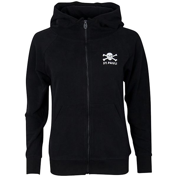FC St. Pauli Kapuzenfleecejacke Basic Totenkopf günstig online kaufen