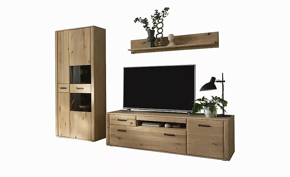 Woodford Wohnkombination  Alesio ¦ holzfarben ¦ Maße (cm): B: 288 H: 207 T: günstig online kaufen