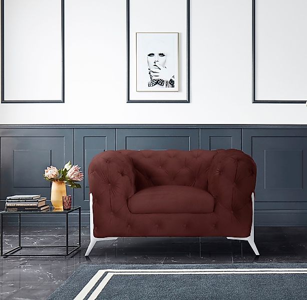 Leonique Chesterfield-Sessel "Amaury Sessel" aufwändige Knopfheftung, moder günstig online kaufen