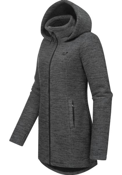 Ragwear Longstrickjacke "Leysha Melange" Sportliche Kapuzenjacke in meliert günstig online kaufen
