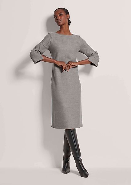 MADELEINE Midikleid Elegantes Viskosekleid mit Rundhalsausschnitt günstig online kaufen
